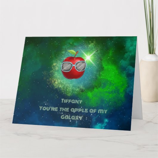 Apple in Thank銀河系サンキューカード サンキューカード (正面)