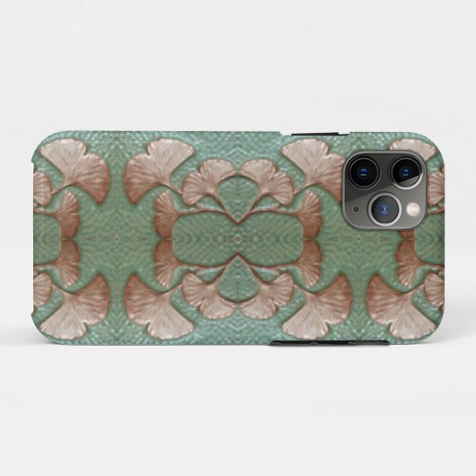 Apple iPhoneケースとGingko 葉 Case-Mate iPhoneケース (裏面(横))
