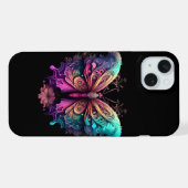 Apple iPhone蝶の虹の宇宙音韻 iPhoneケース (裏面横)