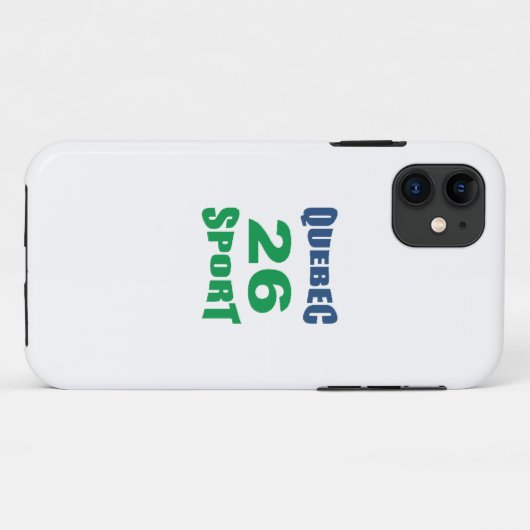 Apple iPhone11 カーゼ QUEBEC SPORT 26 Case-Mate iPhoneケース (裏面(横))