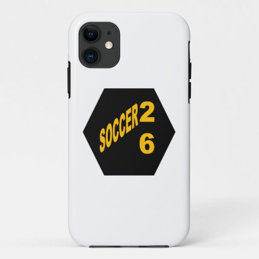 Apple iPhone11 Case   SOCCER  26 Case-Mate iPhoneケース (裏面)