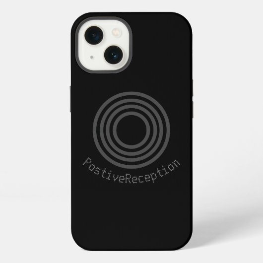 apple iphone13ケース前向き披露宴デザイン iPhoneケース (裏面)