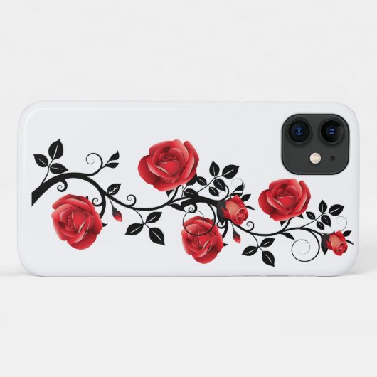 Apple iPhone 11ケース – バラつる植物 Case-Mate iPhoneケース (裏面(横))