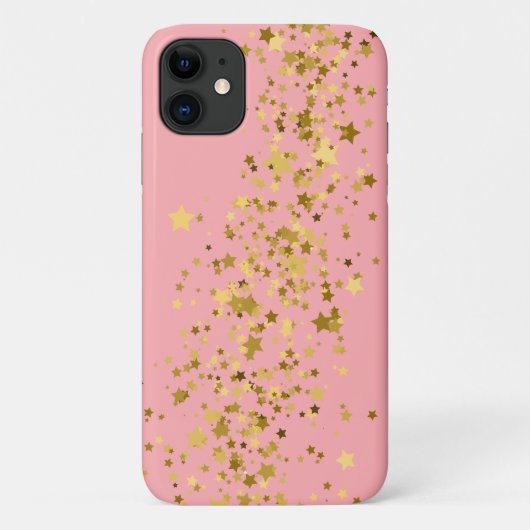 Apple iPhone 11ケース – 金ゴールド星 Case-Mate iPhoneケース (裏面)