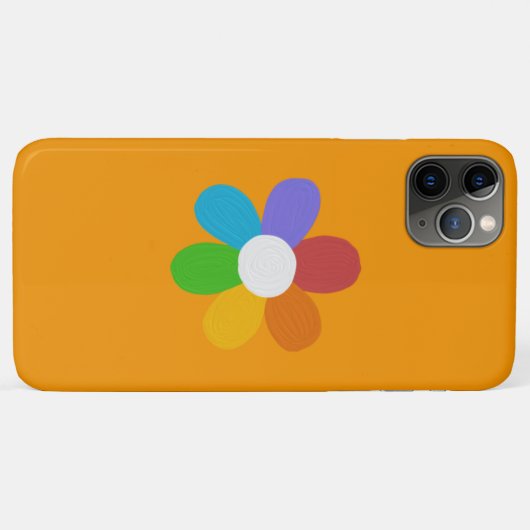 Apple iPhone 11 Pro最大 |花黄色 Case-Mate iPhoneケース (裏面(横))