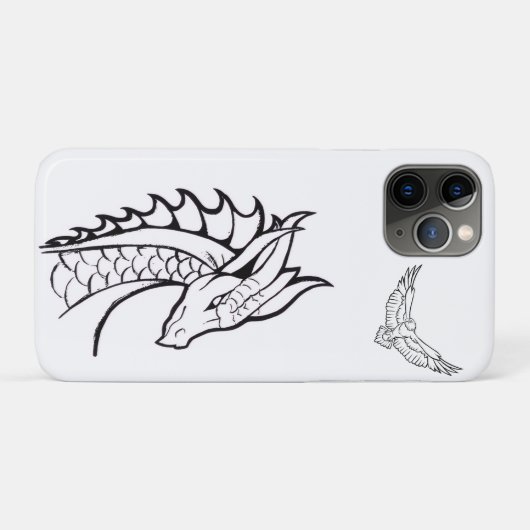 Apple iphone 11 pro dragon cases  Case-Mate iPhoneケース (裏面(横))