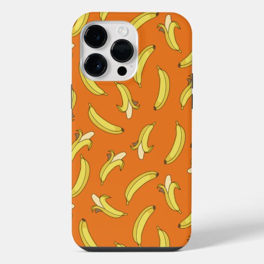 Apple iPhone 11 Pro Max バナナ柄 カー iPhoneケース (裏面)