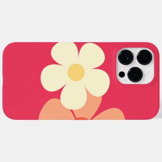 Apple iPhone 11 Pro Max |ピンクの花 Case-Mate iPhoneケース (裏面 (横))