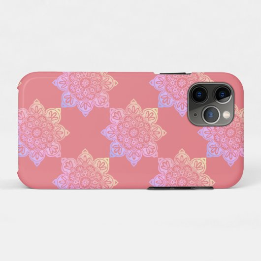 Apple iPhone 11ProケースとBoho Medallions Case-Mate iPhoneケース (裏面(横))