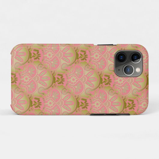 Apple iPhone 11ProケースとBoho Medallions Case-Mate iPhoneケース (裏面(横))