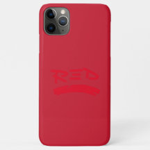 apple iphone 11pro max case REDデザイン
