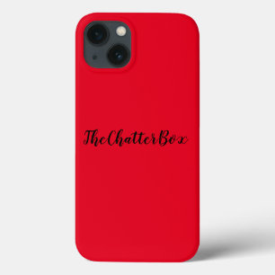 apple iphone 13ケースCHATTERBOXアートとデザイン 13ケース