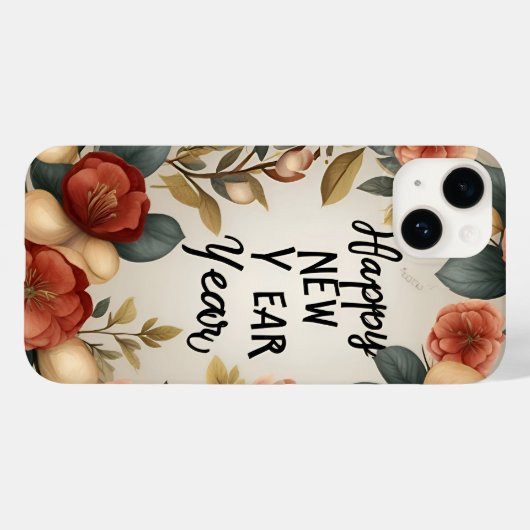 Apple iPhone 14の新年おめでとう！ Case-Mate iPhoneケース (裏面 (横))