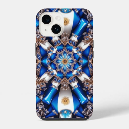 Apple iPhone 14ケースメイトのアルゼンチン色 iPhoneケース (裏面)