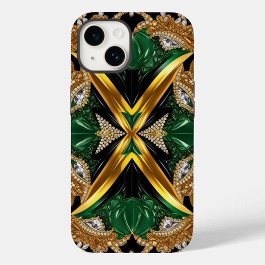 Apple iPhone 14ケースメイトのジャマイカカラー Case-Mate iPhoneケース (裏面)