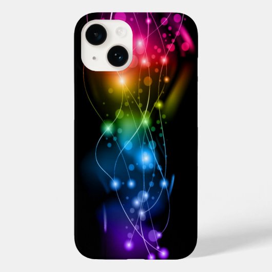 Apple iPhone 14ケース – カラフル抽象芸術 Case-Mate iPhoneケース (裏面)
