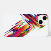 Apple iPhone 14ケース – カラフル抽象芸術 Case-Mate iPhoneケース (裏面 (横))