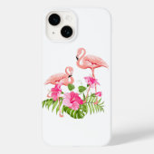 Apple iPhone 14ケース – フラミンゴ Case-Mate iPhoneケース (裏面)