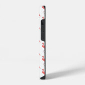 Apple iPhone 14ケース – フラミンゴ iPhoneケース (左側面)