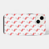 Apple iPhone 14ケース – フラミンゴ iPhoneケース (裏面横)