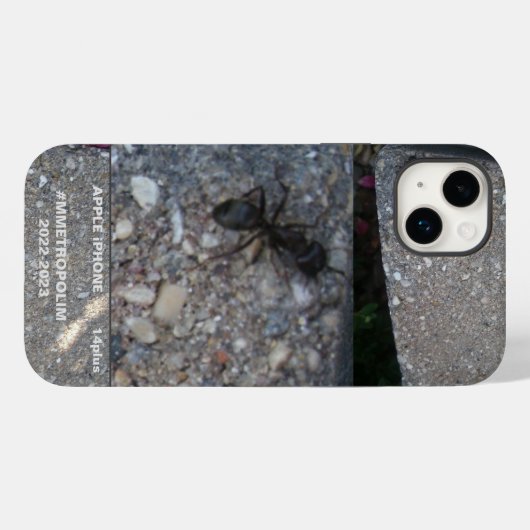 APPLE iPHONE 14プラスCASE /#MMETROPOLIMデザイン Case-Mate iPhoneケース (裏面 (横))