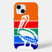 Apple iPhone 15サンクトペテルブルク国旗とケースメイト Case-Mate iPhoneケース (裏面)