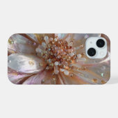 Apple iPhone 15 クリスタルフラワーデザインケース 15ケース (裏面横)
