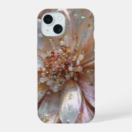 Apple iPhone 15 クリスタルフラワーデザインケース 15ケース