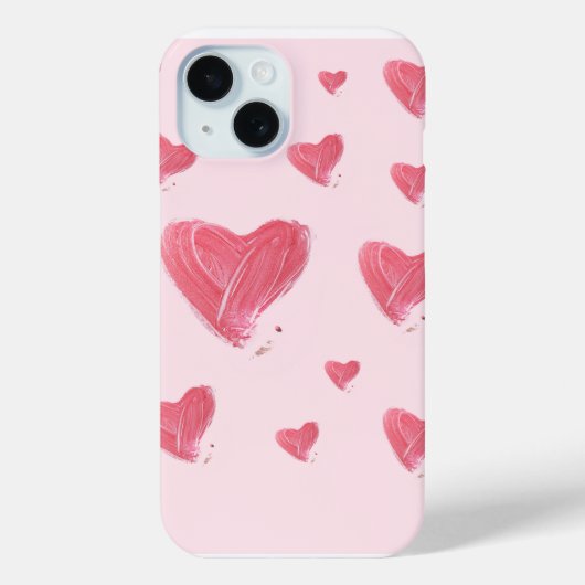 Apple iPhone 15 スマホケース ピンキーハートデザイン Case-Mate iPhoneケース (裏面)