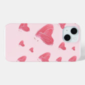 Apple iPhone 15 スマホケース ピンキーハートデザイン Case-Mate iPhoneケース (裏面 (横))