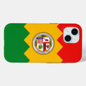 Apple iPhone 15 Case-Mateとロサンゼルス国旗 Case-Mate iPhoneケース (裏面 (横))