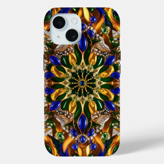 Apple iPhone 15 Case-Mate ブラジルの色彩 iPhoneケース (裏面)