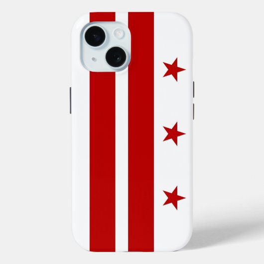 Apple iPhone 15 Case-Mate ワシントンD.C.の旗 iPhoneケース (裏面)
