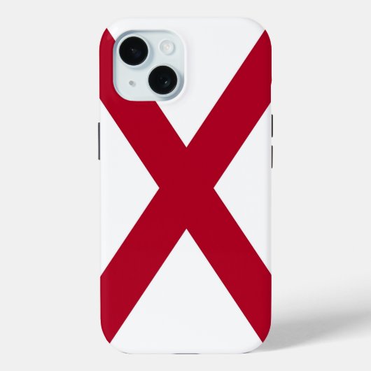Apple iPhone 15 Case-Mate with Alabama国旗 Case-Mate iPhoneケース (裏面)