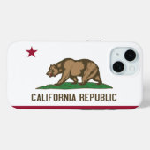 Apple iPhone 15 Case-Mate with California flag iPhoneケース (裏面 (横))