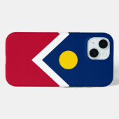 Apple iPhone 15 Case-Mate with Denverフラグ Case-Mate iPhoneケース (裏面 (横))