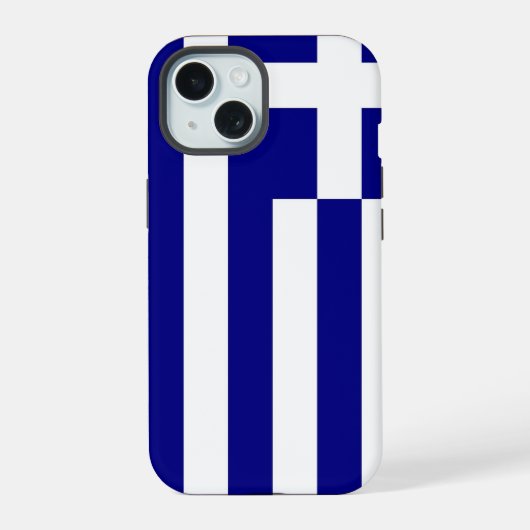 Apple iPhone 15 Case-Mate with Greece flag 15ケース (裏面)