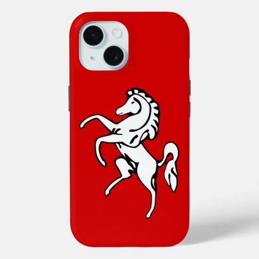 Apple iPhone 15 Case-Mate with Kent County flag iPhoneケース (裏面)