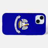 Apple iPhone 15 Case-Mate with Louisiana flag iPhoneケース (裏面 (横))