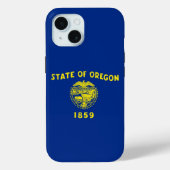 Apple iPhone 15 Case-Mate with Oregon flag Case-Mate iPhoneケース (裏面)