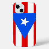 Apple iPhone 15 Case-Mate with Puerto Rico flag Case-Mate iPhoneケース (裏面)