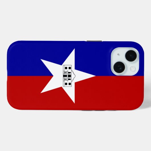 Apple iPhone 15 Case-Mate with San Antonio flag iPhoneケース (裏面 (横))