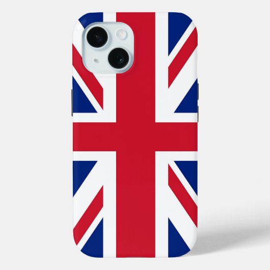 Apple iPhone 15 Case-Mate with United Kingdom flag Case-Mate iPhoneケース (裏面)