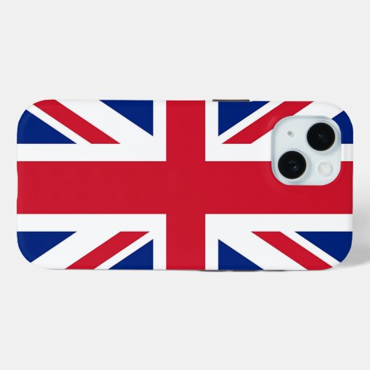 Apple iPhone 15 Case-Mate with United Kingdom flag Case-Mate iPhoneケース (裏面 (横))