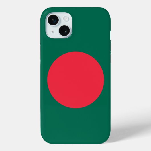 Apple iPhone 15 Plus カバー、バングラデシュの旗 Case-Mate iPhoneケース (裏面)