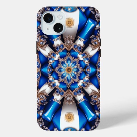 Apple iPhone 15 Plus カーゼ アルゼンチンの色 Case-Mate iPhoneケース (裏面)