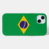 Apple iPhone 15 Plus カーゼ ブラジル旗 Case-Mate iPhoneケース (裏面 (横))