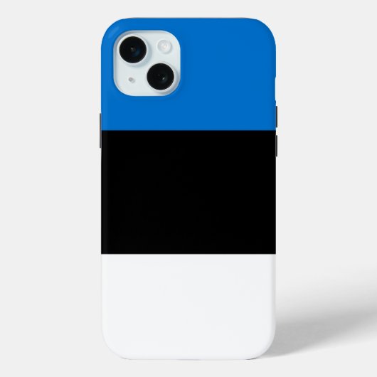 Apple iPhone 15 Plus ケース エストニア国旗 Case-Mate iPhoneケース (裏面)