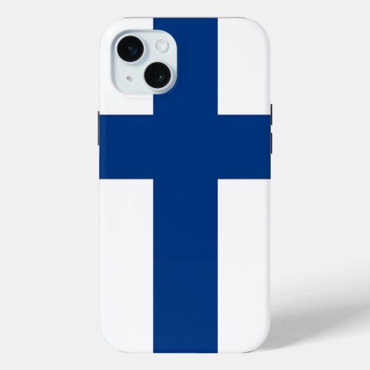 Apple iPhone 15 Plus ケース フィンランド国旗 Case-Mate iPhoneケース (裏面)