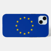 Apple iPhone 15 Plus ケース 欧州連合の旗 Case-Mate iPhoneケース (裏面 (横))